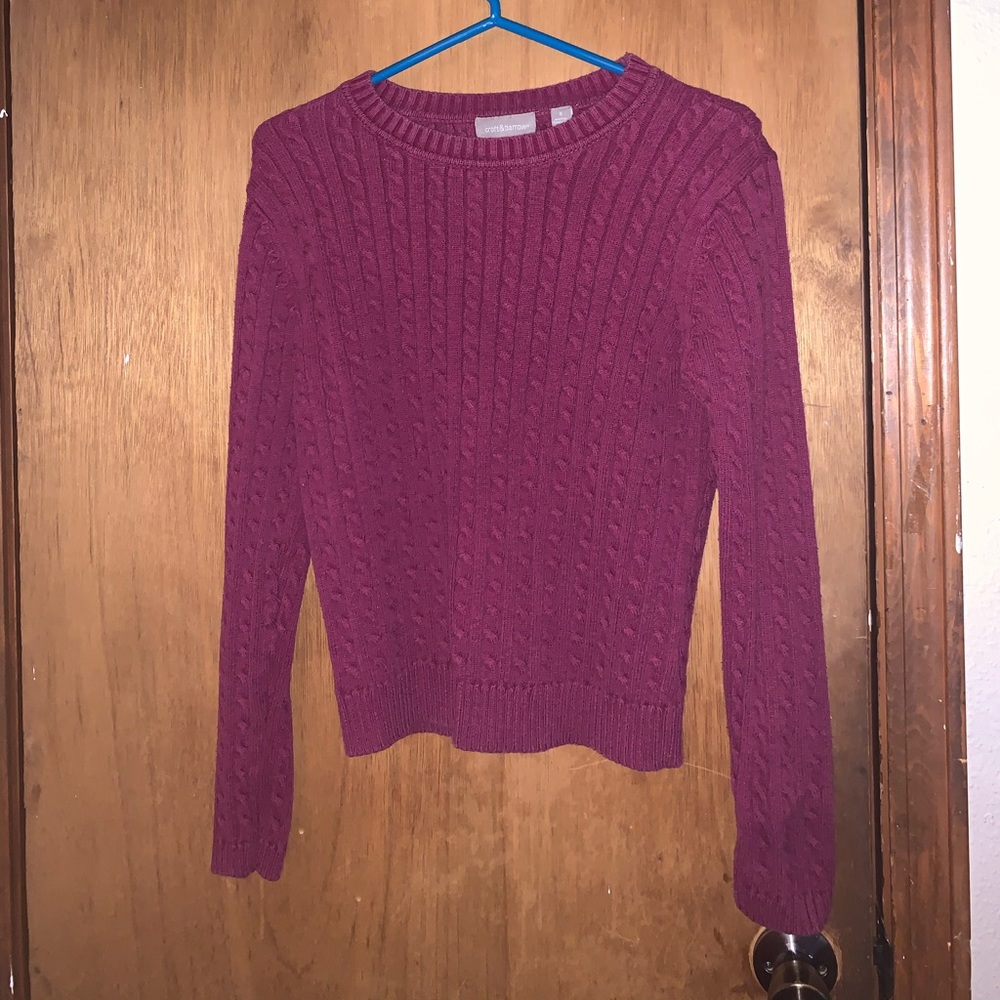 Croft and Barrow Cable Knit Sweater